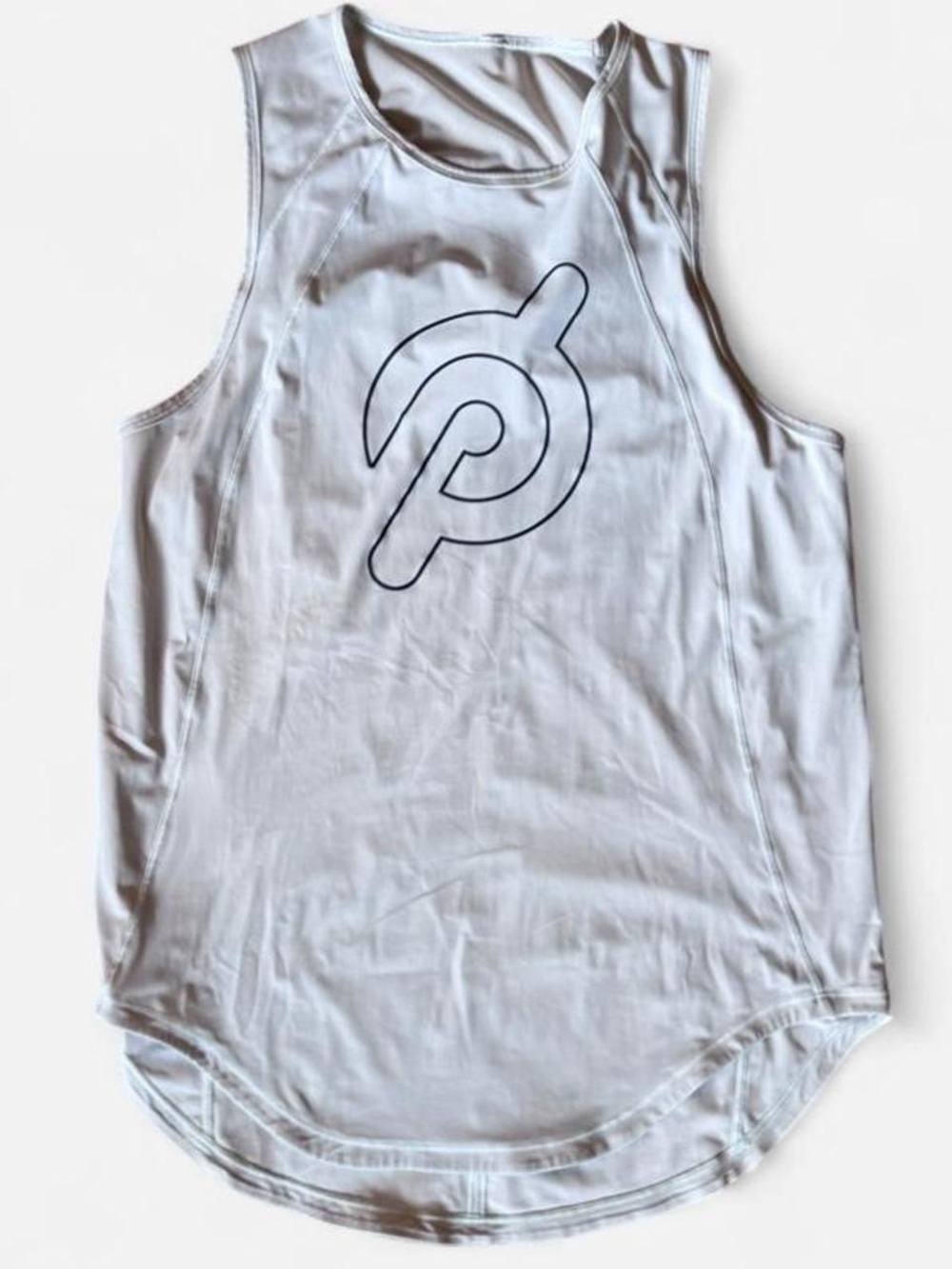 Medium 10 lululemon x Peloton Sculpt Tank Open Back Sea Mist Gray